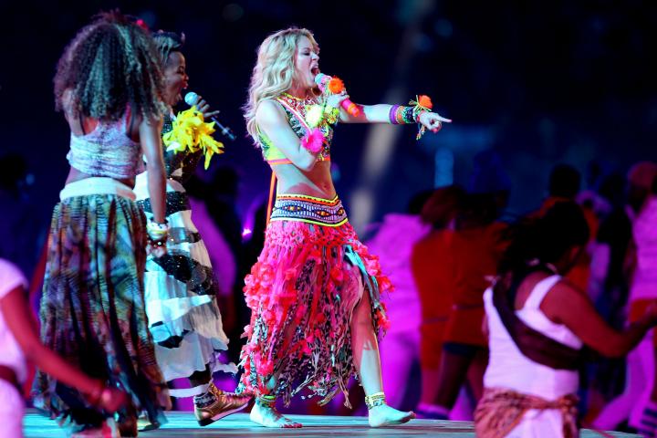 alt="alt="Shakira actúa en la final del Mundial de Sudáfrica de 2010""