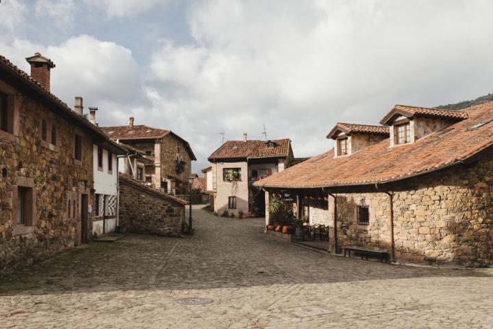 Un pueblo, en una imagen de archivo