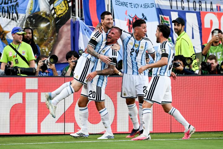 Argentina celebra su victoria ante Inglaterra