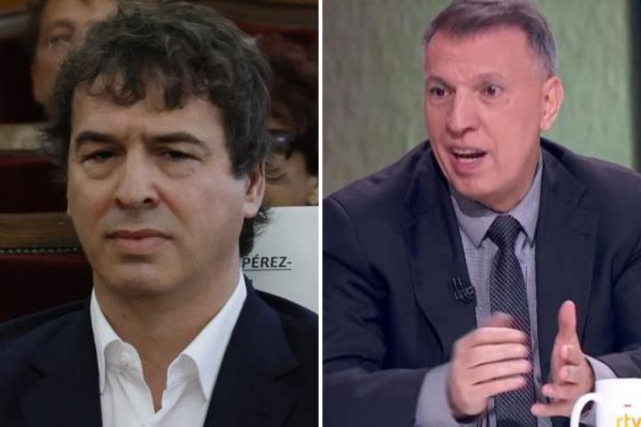 David Sánchez y el juez Joaquim Bosch
