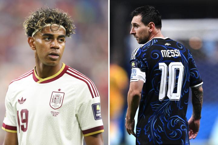Lamine y Messi