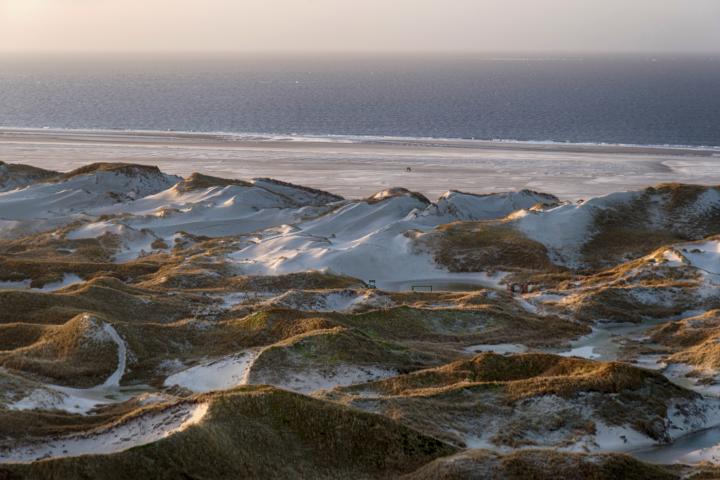 Dunas de la isla de Amrum, al norte de Alemania.