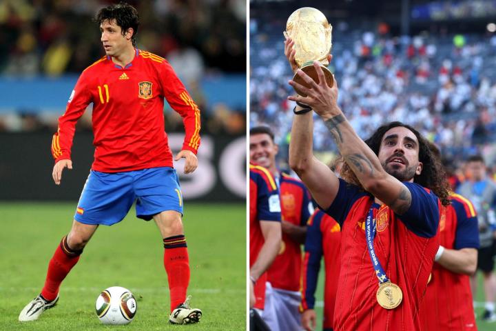 Capdevila y Cucurella, campeones del Mundo