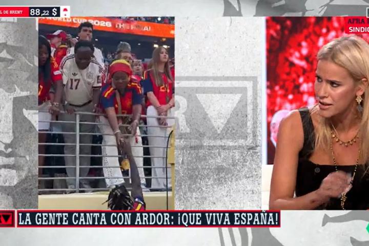 La colaboradora de 'Al rojo vivo', Afra Blanco