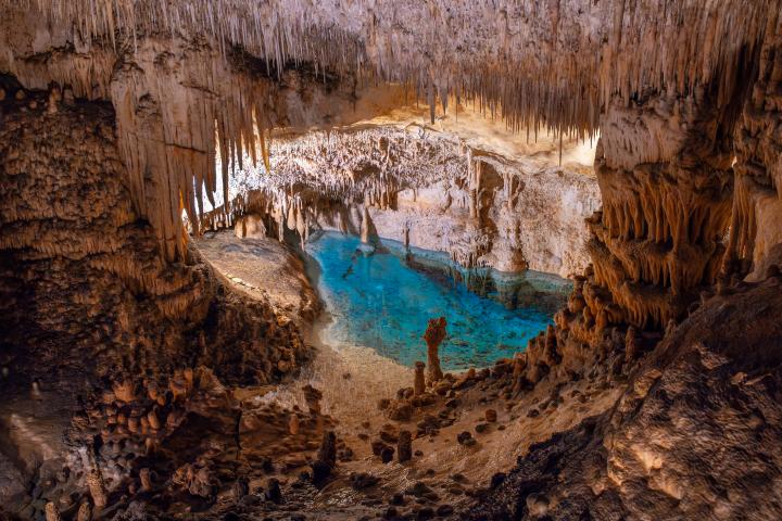 Una imagen de las Cuevas del Drach.