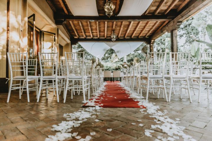 La ceremonia de una boda.