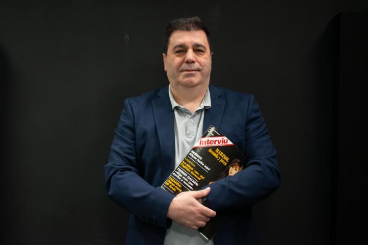 Luis Miguel Montero, periodista de la revista Interview.