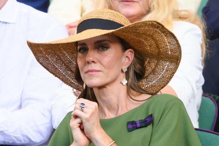 Kate Middleton en la final masculina de Wimbledon 2026