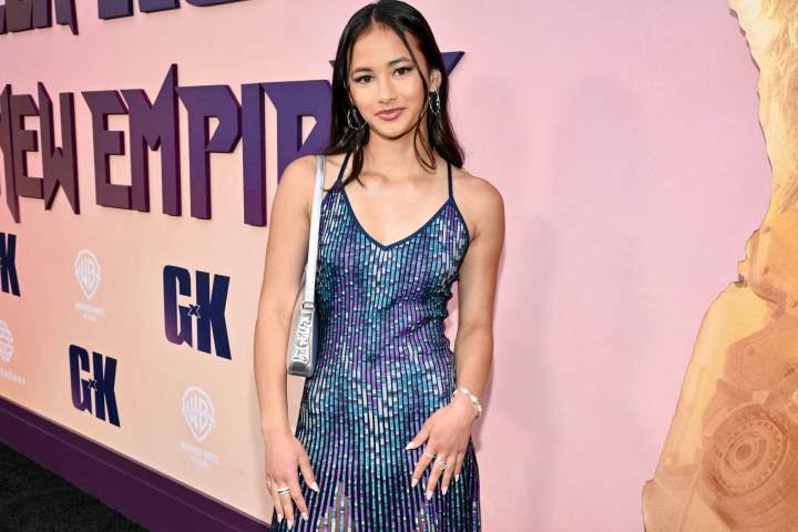 Kaylee Hottle, en la premiere de "Godzilla VS Kong: The New Empire" held at TCL Chinese Theatre on March 25, 2024 in Los Angeles, California. (Photo by Michael Buckner/Variety via Getty Images)