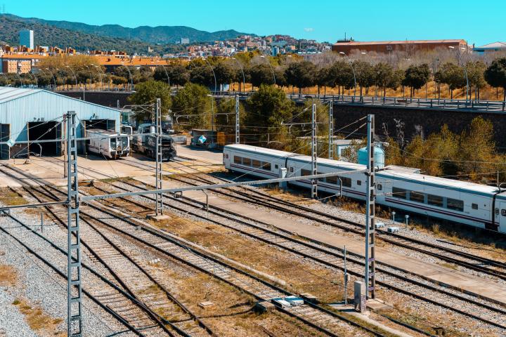Uno de los talleres de mantenimiento de Renfe, en una imagen de recurso