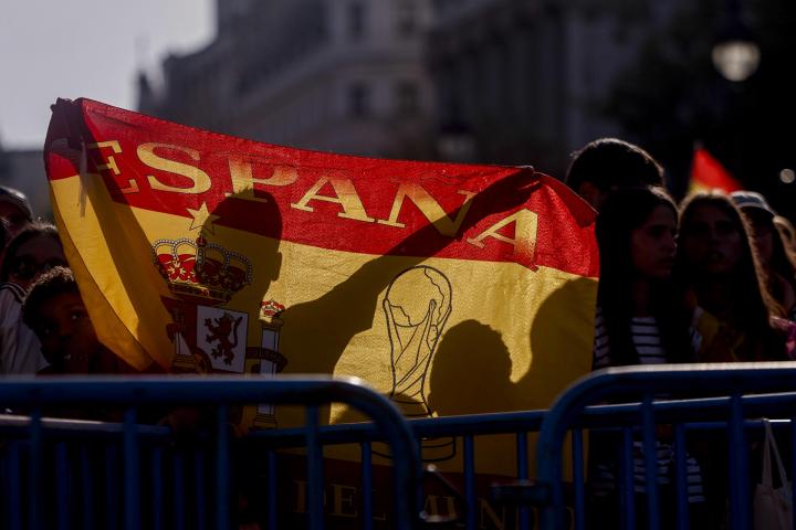 Celebraciones por la victoria de España en el Mundial