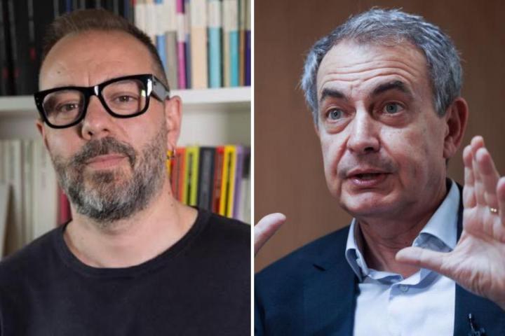 Antonio Maestre y José Luis Rodríguez Zapatero, en una imagen de archivo.