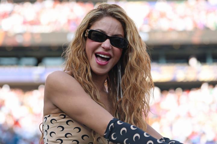 Shakira en la final del Mundial, después de su actuación en el 'show de medio tiempo'.