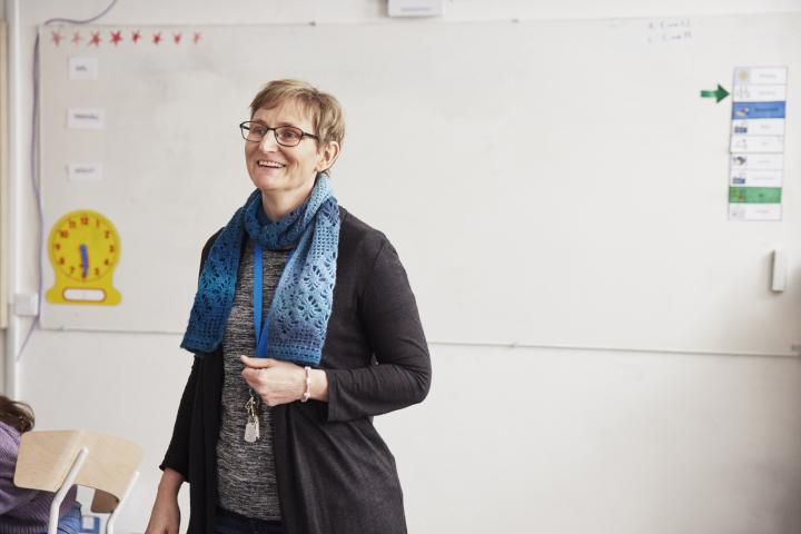 Una profesora veterana, en una imagen de recurso