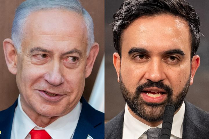 El primer ministro de Israel, Benjamin Netanyahu, y el alcalde de Nueva York, Zohran Mamdani, en sendas imágenes de archivo.