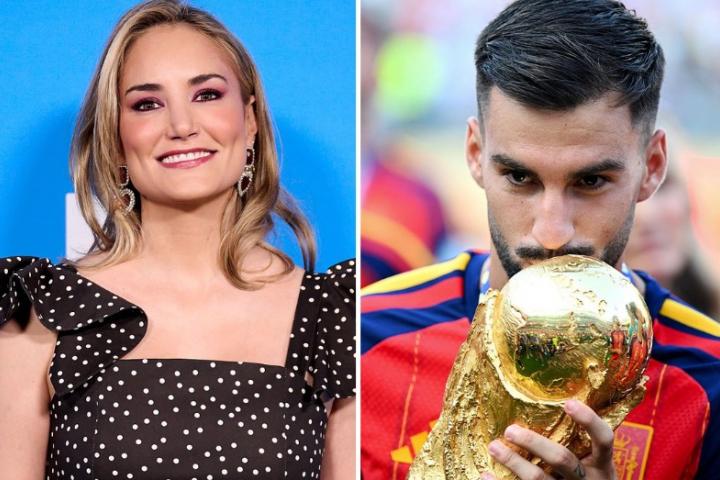 La presentadora Alba Carrillo y el futbolista Álex Baena.