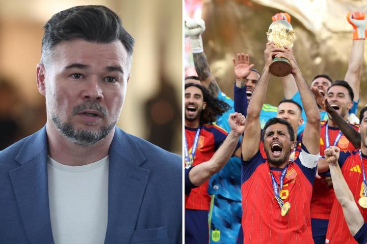 Rufián responde a si celebro el Mundial de España.