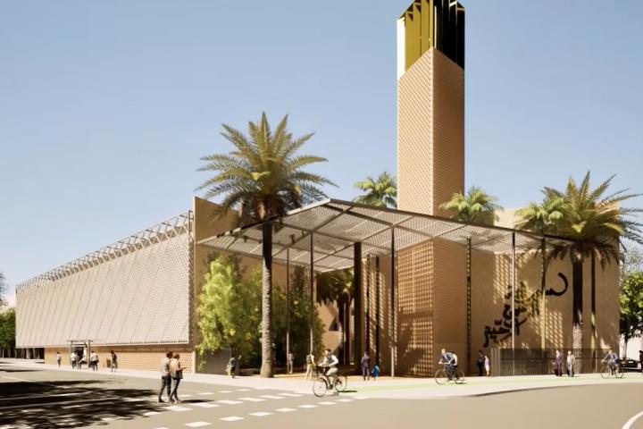 Imagen de cómo será el centro cultural islámico de Sevilla