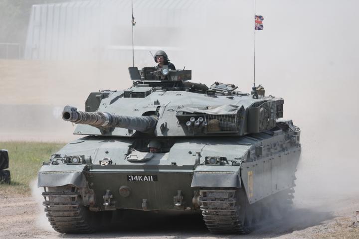 Un tanque del Ejército Británico, en una imagen de archivo