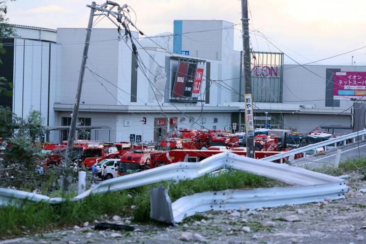 Imagen de algunos de los destrozos que ha provocado el terremoto