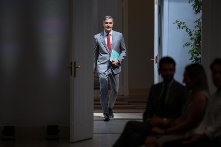Pedro Sánchez antes del balance de fin de curso político