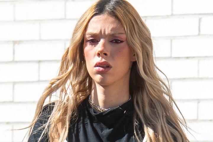 Alejandra Rubio en la época en la que trabajaba en televisión