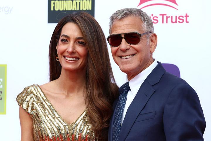 Amal Clooney y George en Londres, en mayo de 2026.