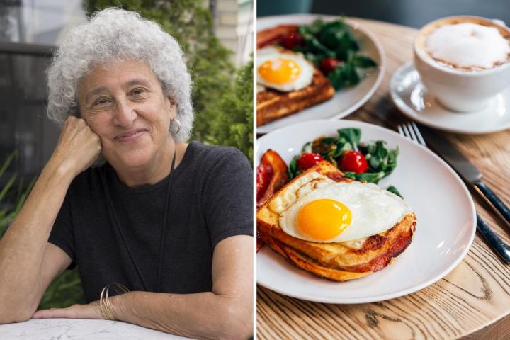 Marion Nestle y una foto de un desayuno