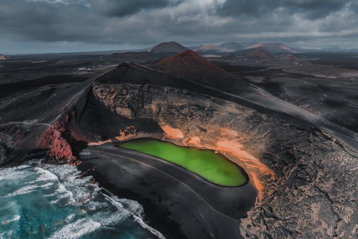 Una playa de Lanzarote