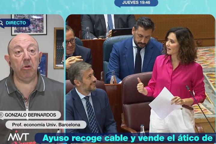 Bernardos habla así de Ayuso.