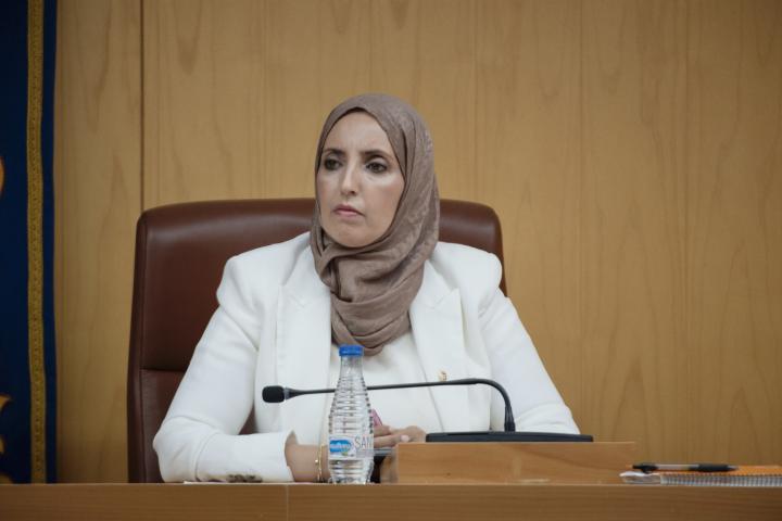 Fátima Hamed, vicepresidenta segunda de la Asamblea de Ceuta.