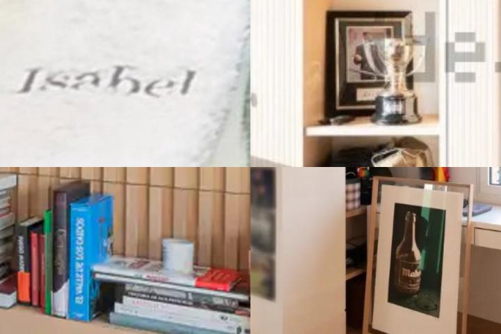 Objetos que se pueden ver en el anuncio de venta de la casa de Díaz Ayuso y González Amador
