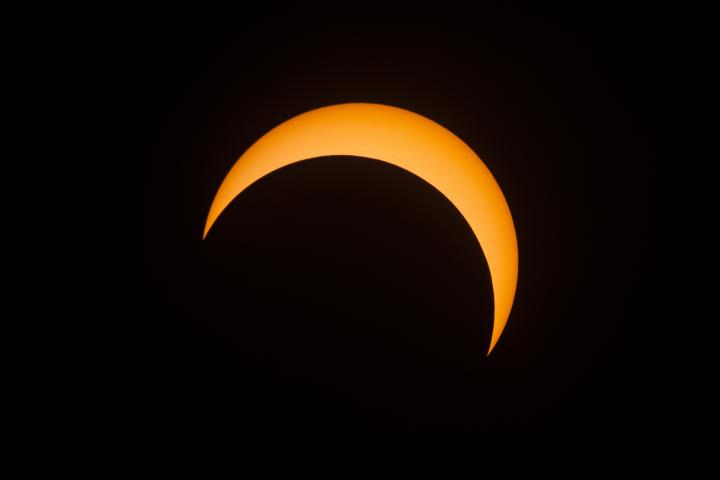 Un eclipse solar parcial