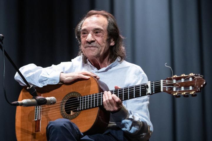 Pepe Habichuela, en un concierto en Madrid en 2021