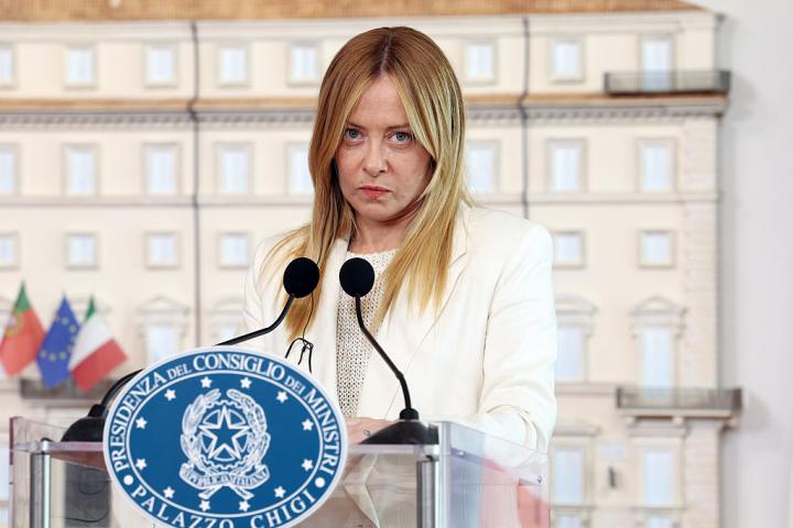 La primera ministra italiana, Giorgia Meloni