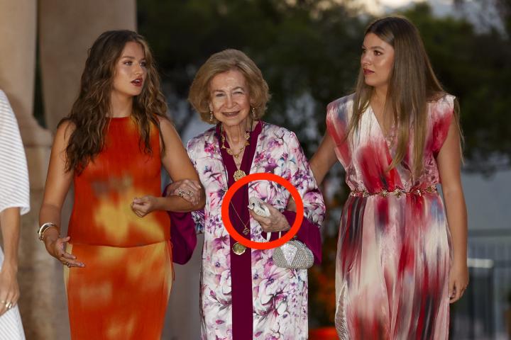 La princesa Leonor, la reina Sofía y la infanta Sofía en Palma de Mallorca.