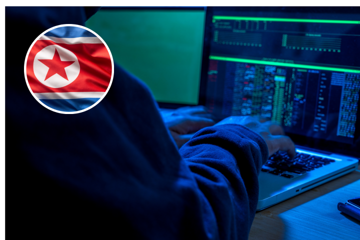 Persona haciendo uso de un computador.