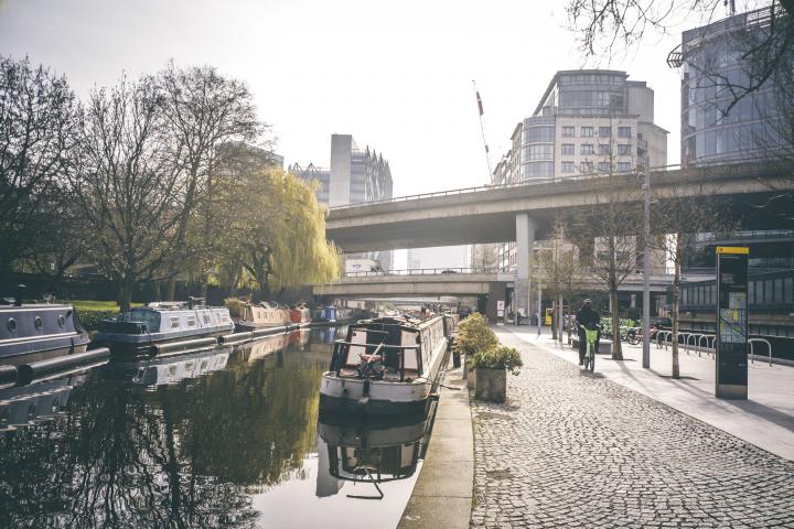 The affluent residential neighborhood of Little Venice in northwest London. London (United Kingdom), March 20th, 2026 (Photo by Elena Di Vincenzo/Archivio Elena Di Vincenzo/Mondadori Portfolio via Getty Images)