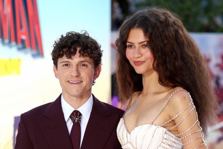 Tom Holland y Zendaya en la premiere de 'Spider-Man: Brand New Day'.