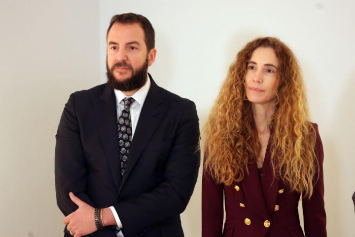 Borja Thyssen y su mujer Blanca Cuesta en una foto de archivo de 2024.