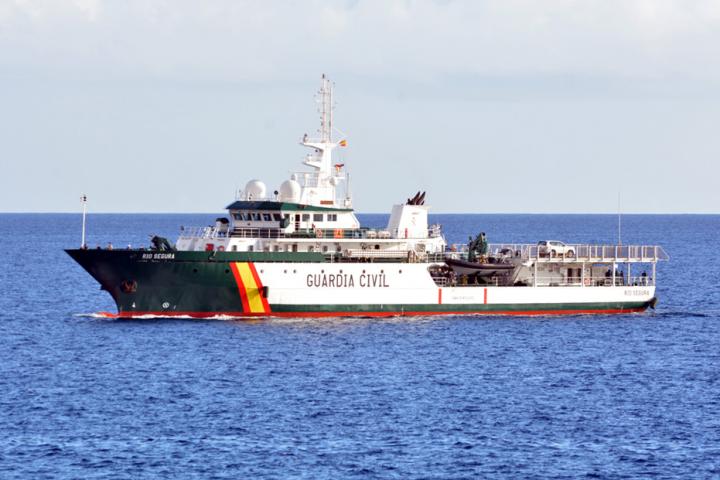 Buque patrullero Río Segura de la Guardia Civil.