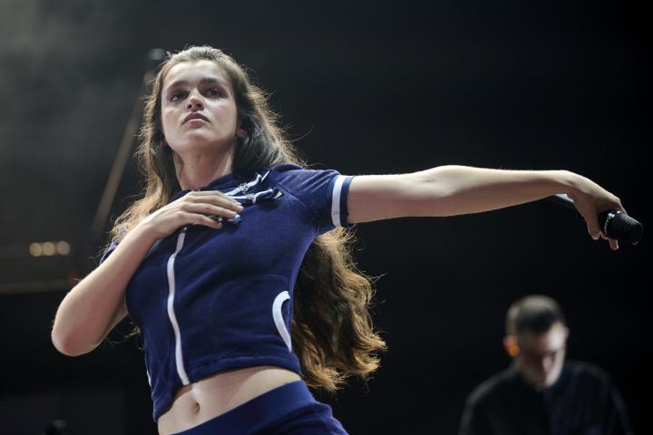 Amaia Romero durante una actuación en el festival Río Babel el pasado 3 de julio.