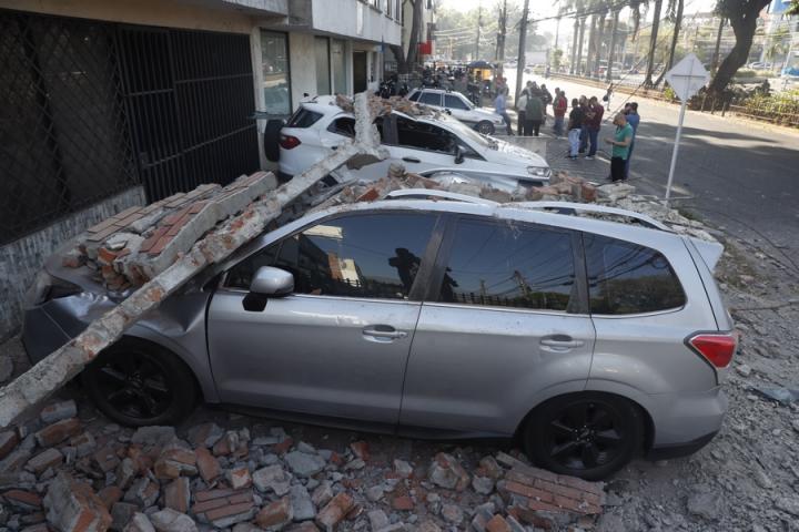 Daños en Cali tras el terremoto sufrido en Colombia este lunes