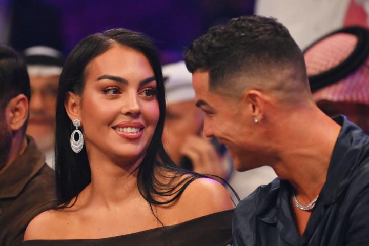 Georgina y Cristiano Ronaldo, juntos en un acto
