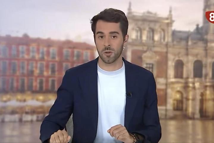 Captura de pantalla del informativo de La 8.