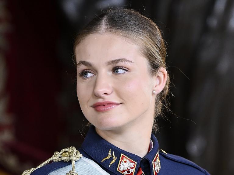La princesa Leonor con el uniforme de gala del Ejército del Aire