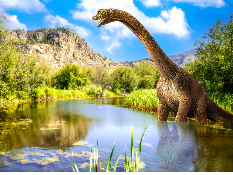 Dinosaurio saurópodo.