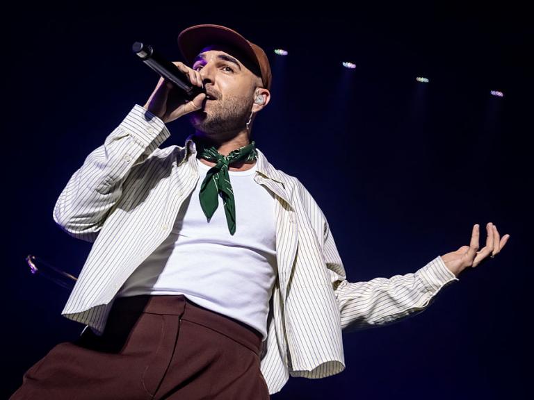Nil Moliner en su concierto en el Movistar Arena en diciembre.
