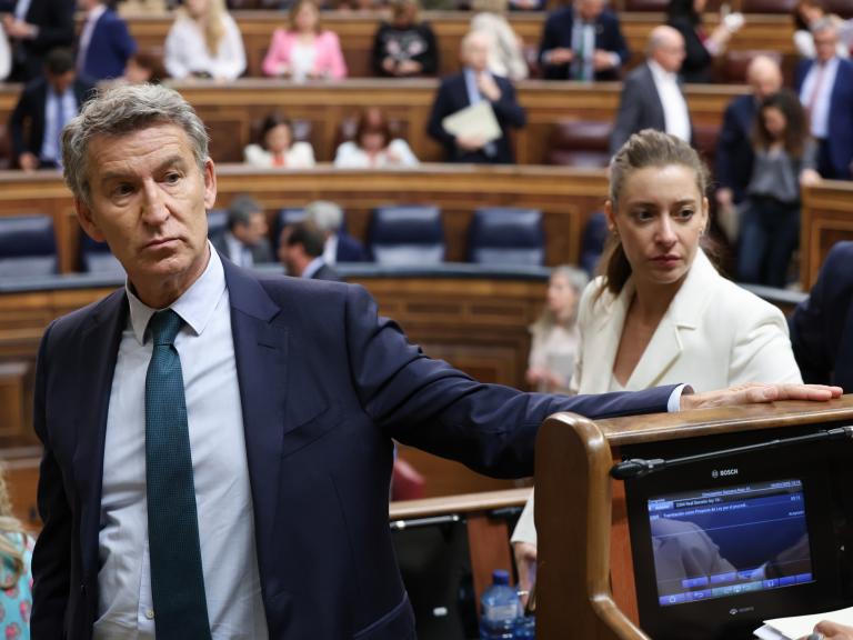 El presidente del Partido Popular, Alberto Núñez Feijóo.