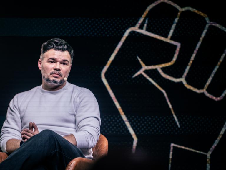 El portavoz de ERC, Gabriel Rufián.